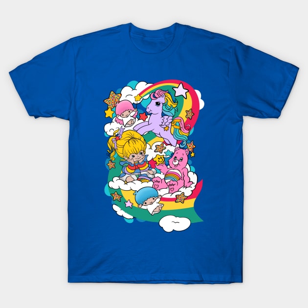 80s rainbows cartoon T-Shirt by otongkoil